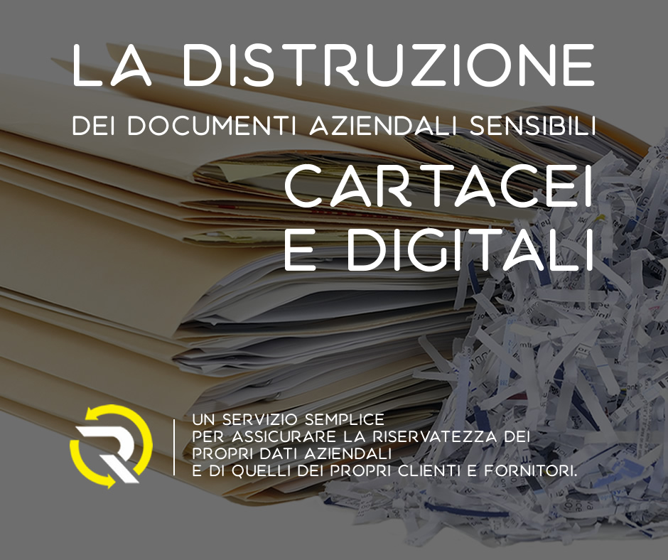 Distruzione archivio certificata
